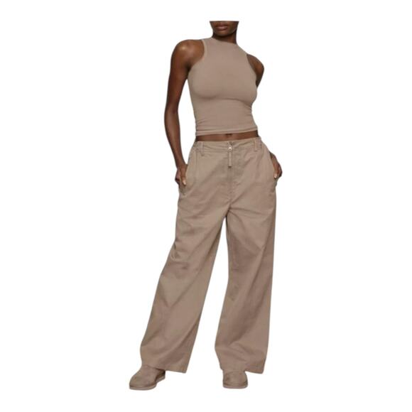 Skims Pants Woven Outdoor desert tan size 4X - Picture 7 of 7